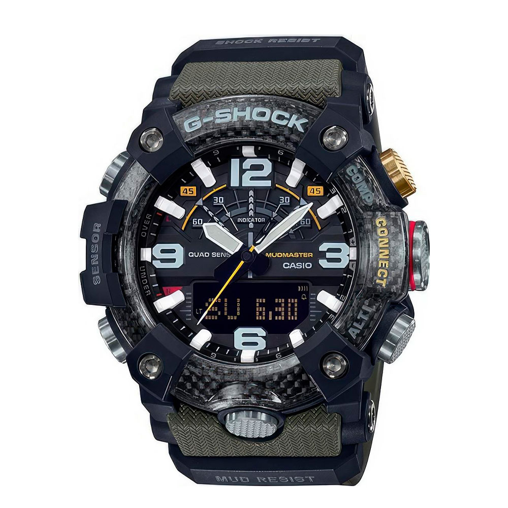 Японские часы мужские Casio G-SHOCK GG-B100-1A3 с хронографом