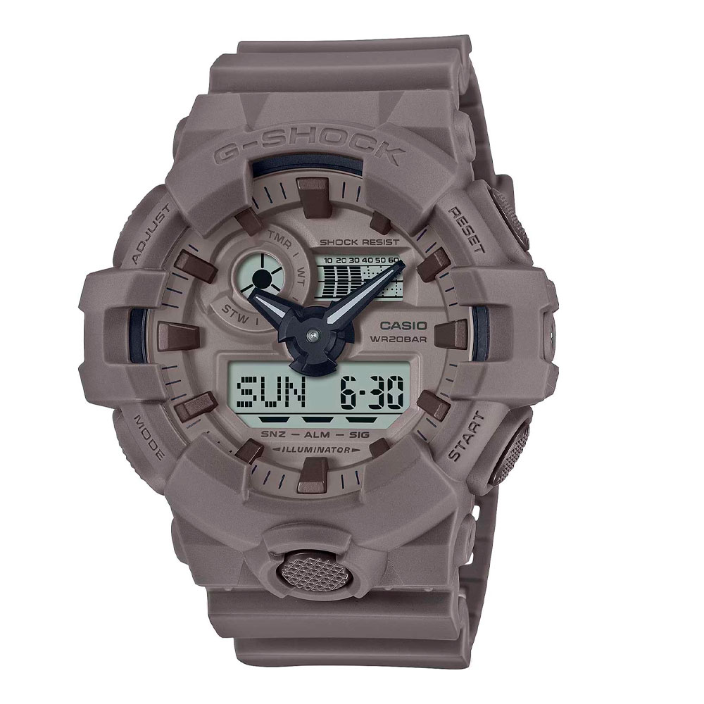 Японские наручные часы мужские Casio G-SHOCK GA-700NC-5A с хронографом