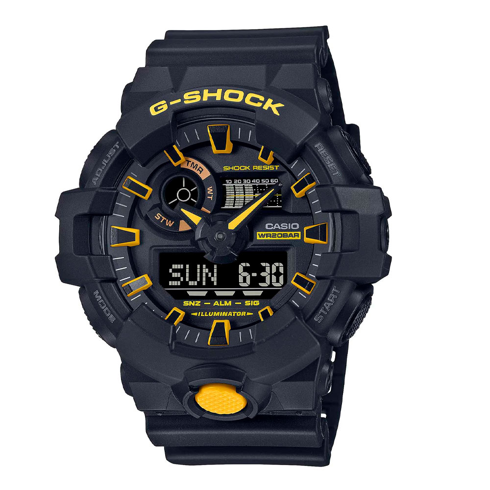 Японские наручные часы мужские Casio G-SHOCK GA-700CY-1A с хронографом