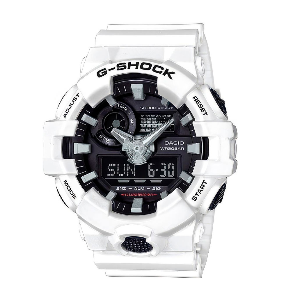 Японские наручные часы мужские Casio G-SHOCK GA-700-7A с хронографом