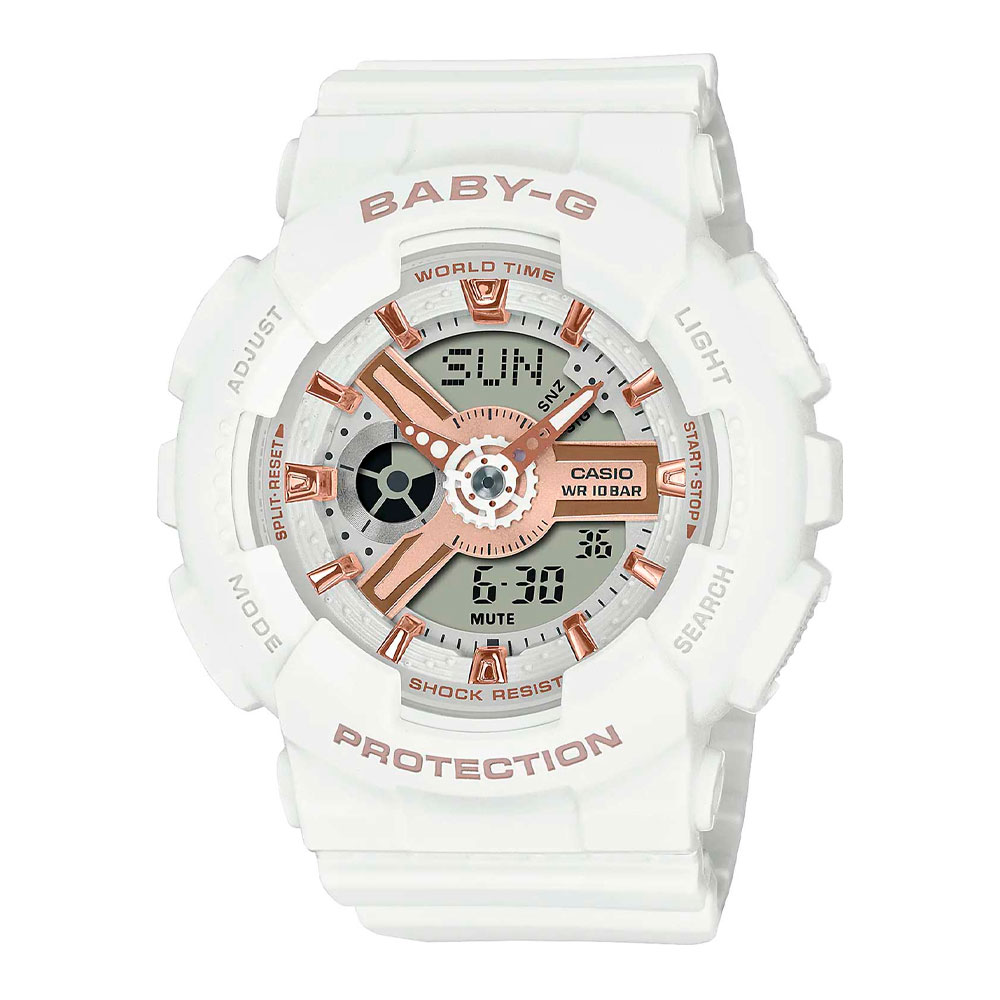 Японские часы женские CASIO Baby-G BA-110XRG-7A с хронографом