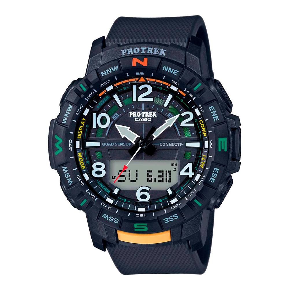 Японские наручные часы мужские Casio Pro Trek PRT-B50-1E с хронографом