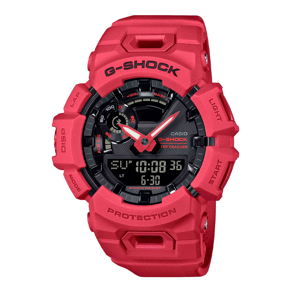 Японские наручные часы мужские Casio G-SHOCK  GBA-900RD-4A с хронографом