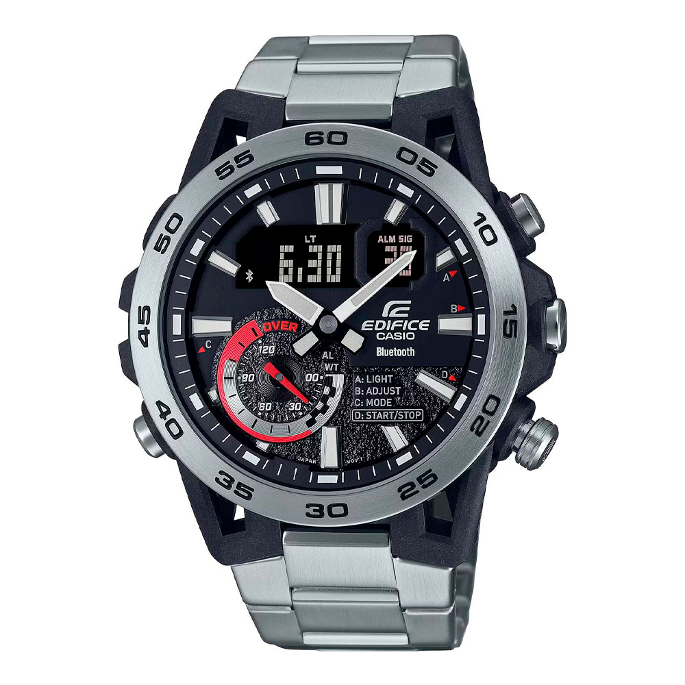 Японские часы мужские CASIO Edifice  ECB-40D-1A с хронографом