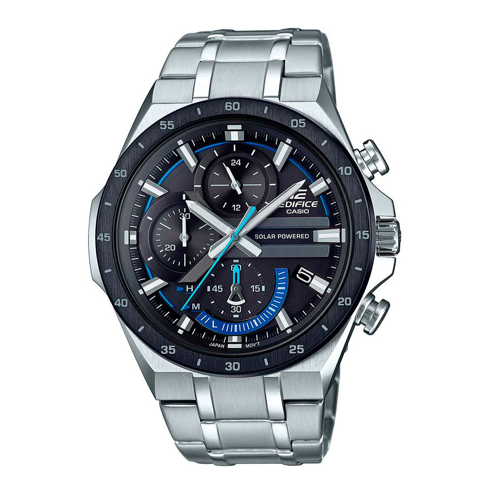 Японские часы мужские CASIO Edifice EQS-920DB-1B с хронографом