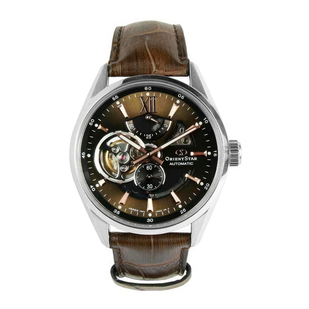 Часы мужские ORIENT STAR Automatic Power Reserve RE-AV0006Y, механические с автоподзаводом