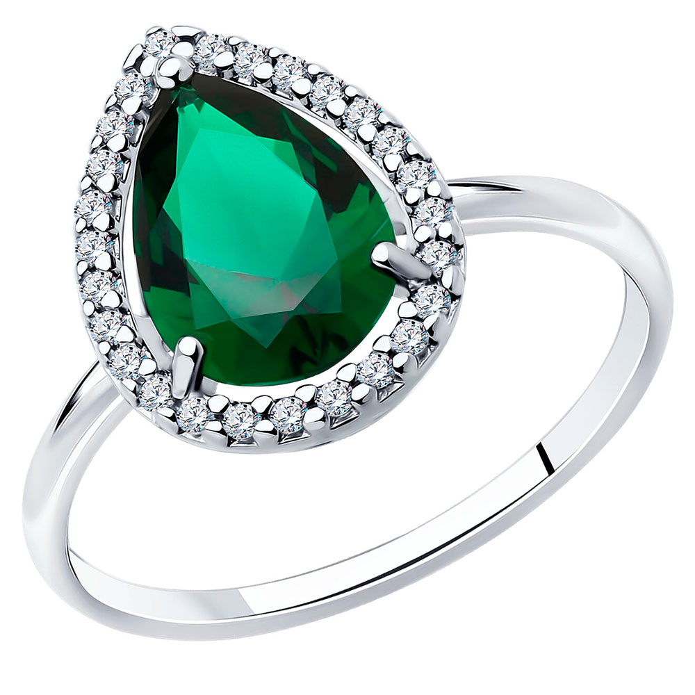 Кольцо SOKOLOV из серебра с фианитами 94014202